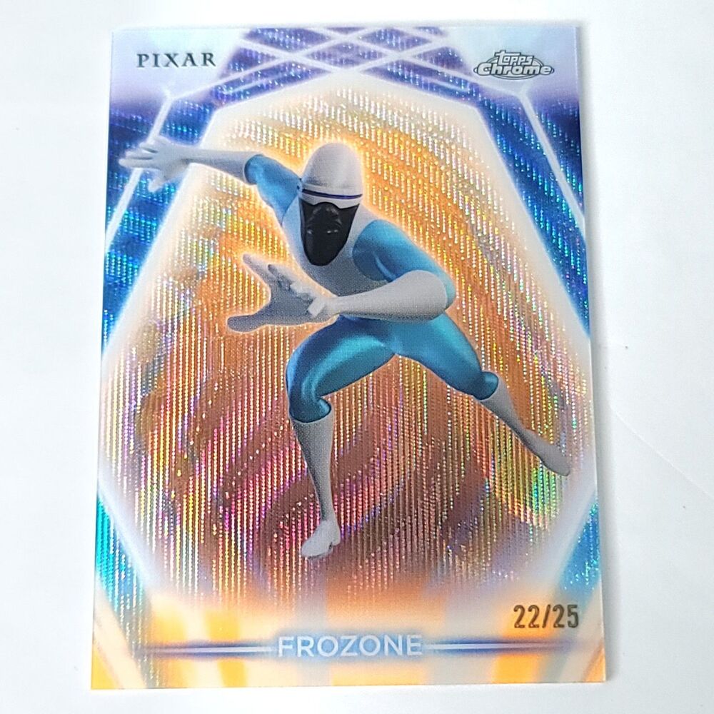 Frozone 2026 Topps Disney Neon Etch Orange Shimmer CNE 22/25